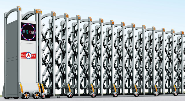 不銹鋼伸縮門王者三號(hào)